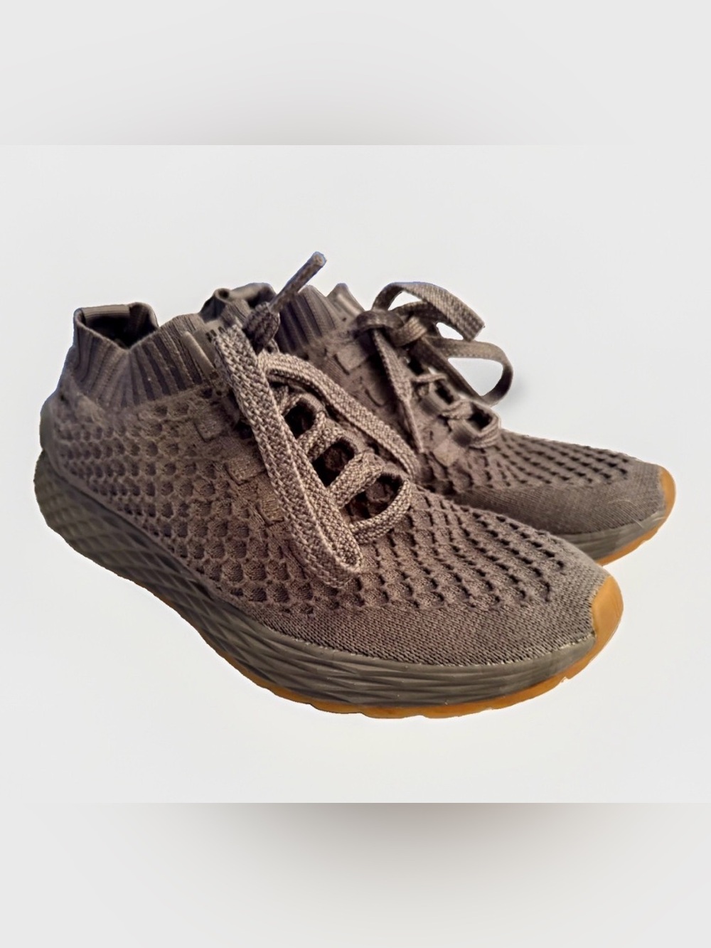 NOBULL Wild Granite Gray Knit Runner Shoes Mens Size 6.5 US Women 8